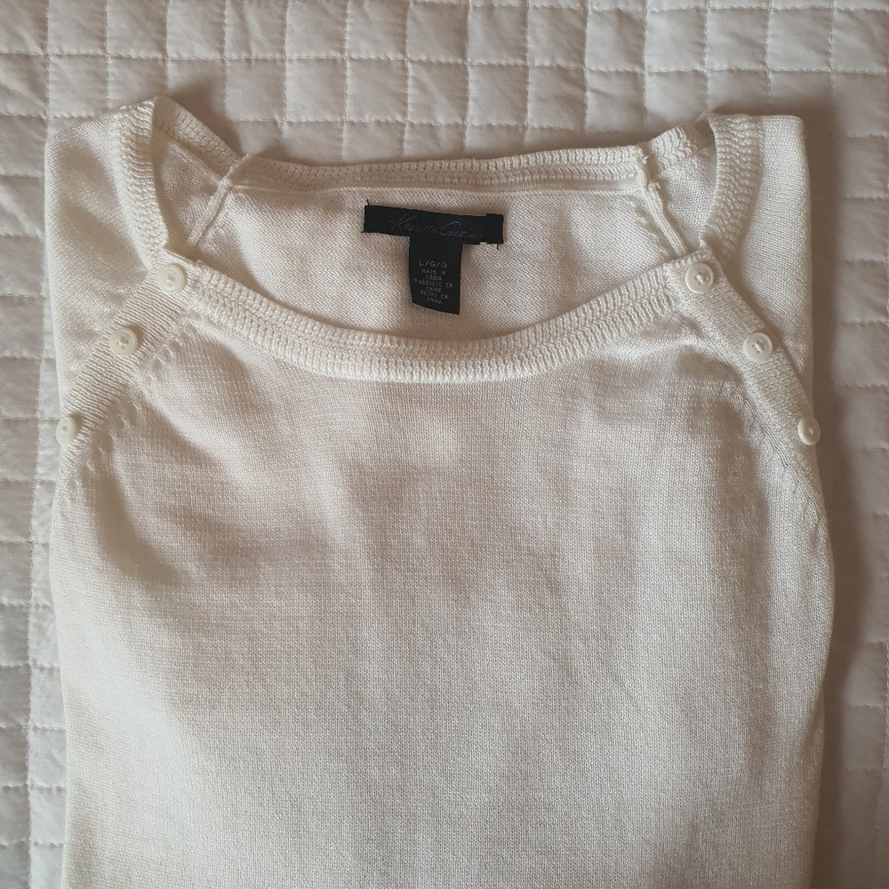 Kenneth Cole Button Detail Sweater - Picture 6 of 6